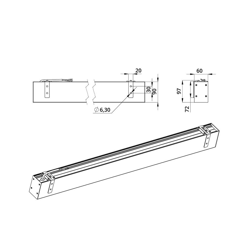 Крепление на стену. Элегант M