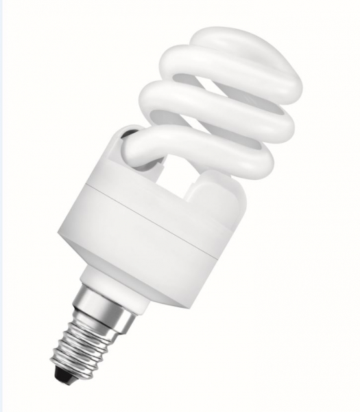 Компактная люминесцентная лампа OSRAM DST MTW 15W/827 220-240V E14 10X1RU