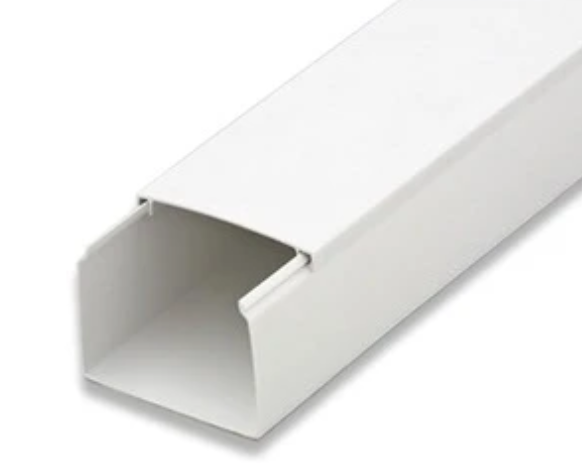 Короб кабельный 12х12мм 2,0м (Белый) Синтэк (кратно 2)