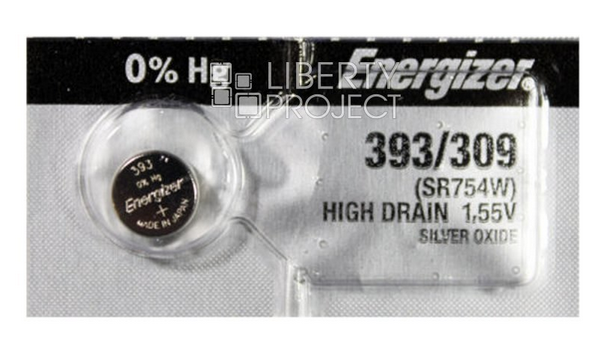 Батарейка Energizer 393/309 Silver Oxide (10шт.) E001092004 (кратно 10)