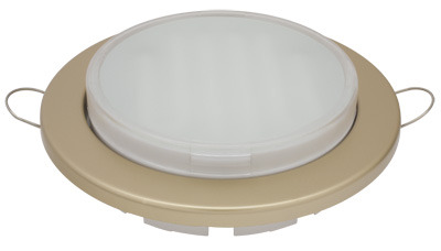 Светильник точечный Ecola GX53 DGX5315 встраиваемый потолочный,  золото 18x100/FG53EFECD