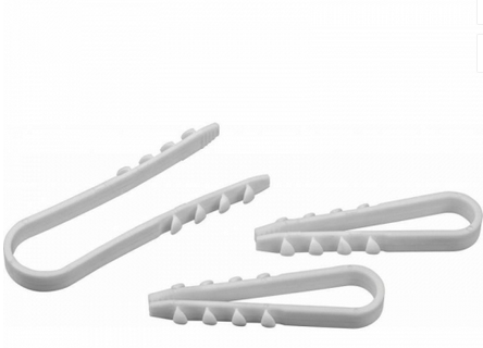 Дюбель-хомут 11-18 круглый белый полипропилен Navigator 82 310 NCU-11-18-55-100-WH (100 шт/упак)