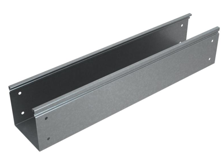 Лоток неперф. 100х300х1,0 L2500 мм "Стандарт ПЛЮС" INOX304 (кратно 2,5)