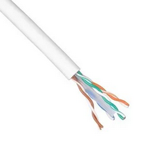 Кабель связи витая пара U/UTP, кат.5E 4x2х24AWG solid, LSZH, 305м, белый ITK
