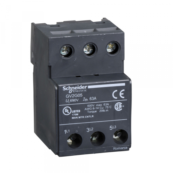 Блок клеммный для шин GV2-G Schneider Electric GV2G05