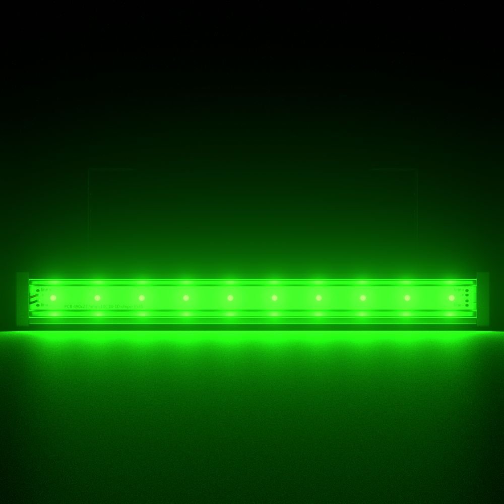 Барокко 10 500мм Зеленый Закаленное стекло