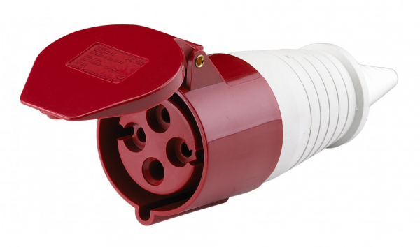 Розетка переносная 224 3Р+РЕ 32А 380В IP44 РП-102 DEKraft 26014DEK Systeme Electric