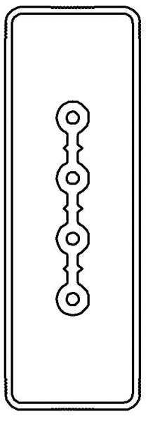 Секция прямая 3+0 точек отвода L=3000мм, Cu, 4P, 40A