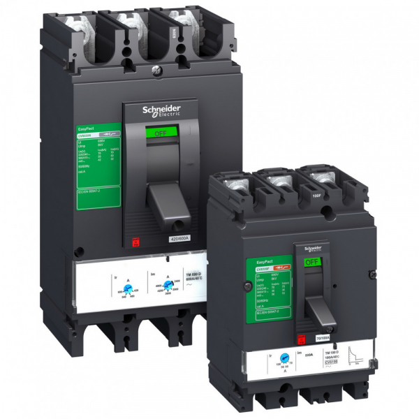 Выключатель автоматический  Schneider Electric  3П  400А  50кА  TM-D  EasyPact_CVS