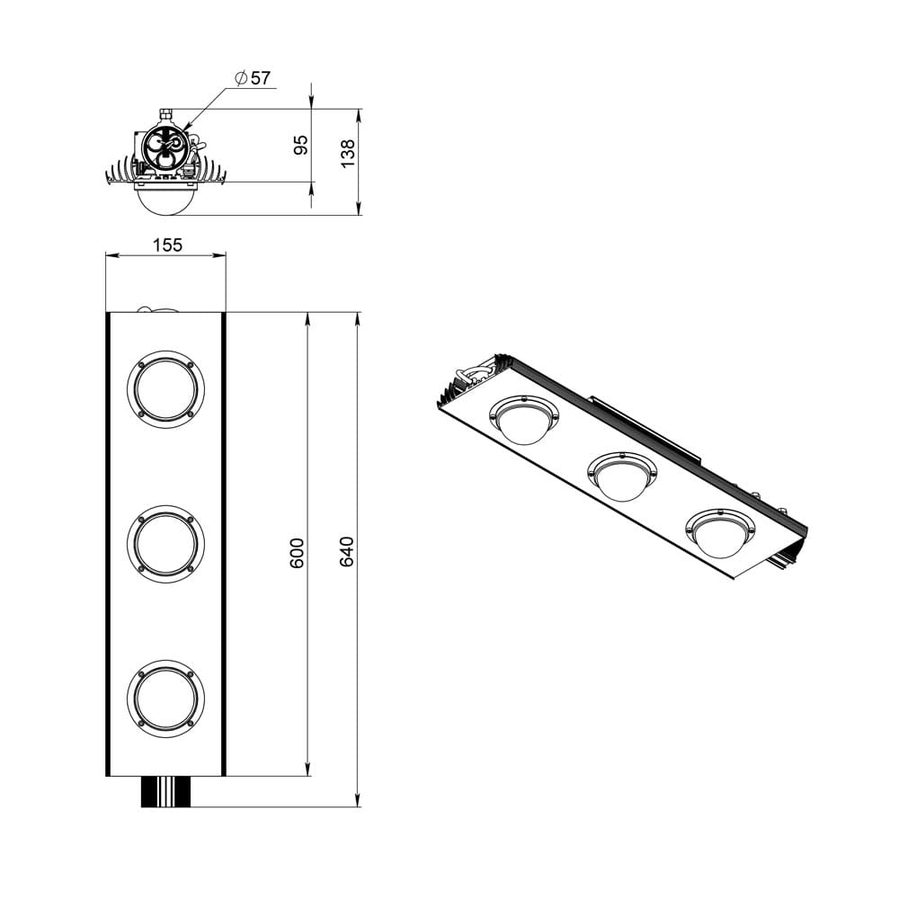 Магистраль v2.0 250 CRI70 3000К 45°