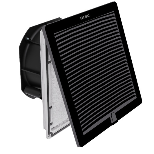 Вентилятор с фильтром RV 100/105 м3/ч, 230 В, 205x205 мм, IP54, RAL9005