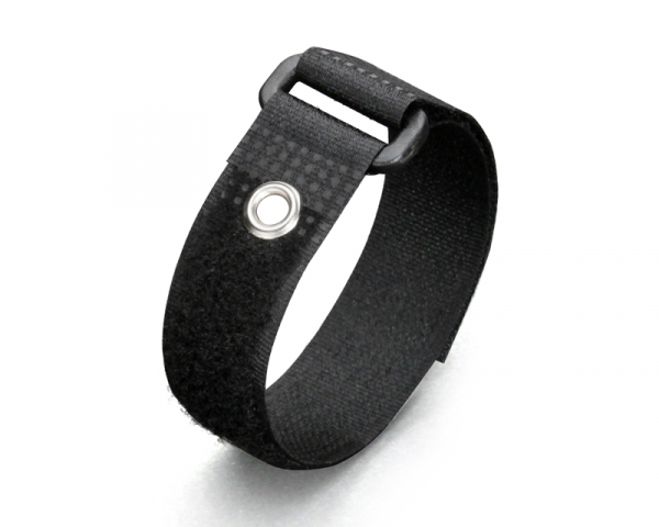 Кабельные стяжки-липучки Велькро с центральным монтажным отверстием под винт КСВ-О 25х450 Fortisflex