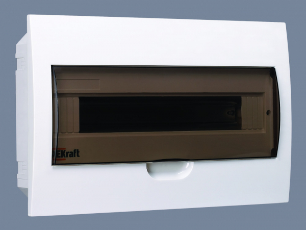 Бокс ЩРВ-П 18 IP41 31005DEK Корпус пластиковый встраиваемый 18 модулей, IP41, ЩРВ-П-18 DEKraft
