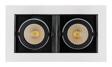 Светильник Arlight CL-KARDAN-S180x102-2x9W Day (WH-BK, 38 deg)