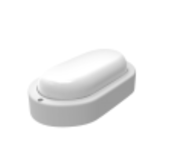 Светильник ЖКХ Gauss LITE овал 8W 680lm 4000K 200-240V IP65 160*90*46мм белый LED 1/40