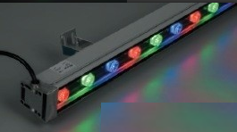 Светодиодный прожектор линейный Feron LL-889 18W RGB 85-265V IP65  мультиколор