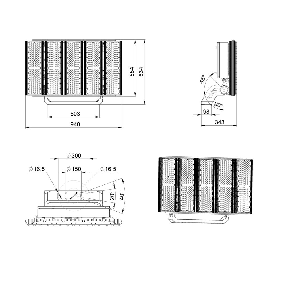 Плазма 2000 L V Box CRI70 4000К 30° НО