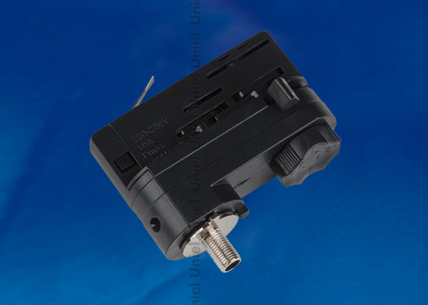 Адаптер для трехфазного шинопровода Uniel UBX-A61 BLACK 1 POLYBAG черный