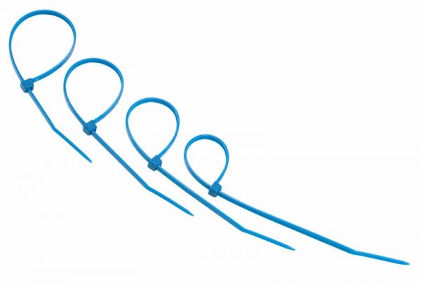 Хомут (стяжка) нейлон  3.0 х 150  синий  (25шт)  REXANT 07-0155-25 07-0155-25