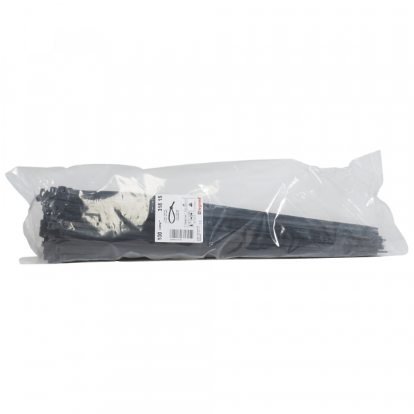 Хомут (стяжка)  пластик  7.6 х 550  черн.  (100шт)  Colring  LGR 031815