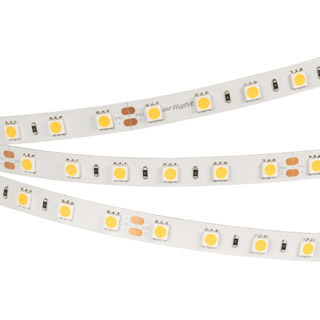 Лента светодиодная Arlight  P20  24V 14,4Вт/м 2700К RT 2-5000 24V Warm2700 2x (5060, 300 LED, LUX) (кратно 5)