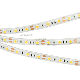 Arlight Лента IP65 12V 14,4Вт/м 3000К RTW 2-5000SE 12V Warm 2x (5060, 300 LED, LUX) (ARL, 14.4 Вт/м, IP65) (кратно 5)