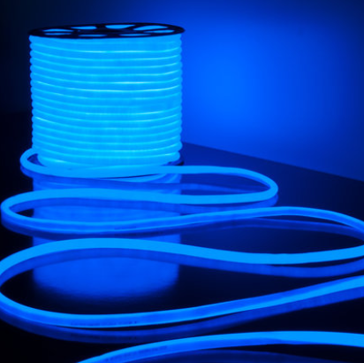 Elektrostandard Гибкий неон LS003 220V 9.6W 144Led 2835 IP67 16mm круглый синий, 50 м (кратно 50)