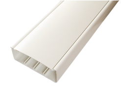 Кабельный канал с крышкой  130х50х2000мм (белый) (кратно 2)