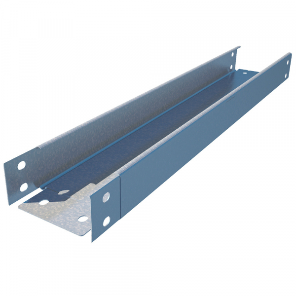 Лоток ЛН(0.8) 150Х80Х3000 неперфорированный КМ-профиль быстрый монтаж LN80*150*0.8*3000 (кратно 3)