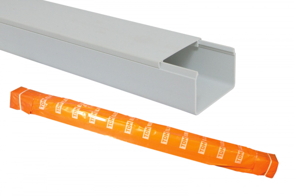 Кабель-канал белый 100х60  TDM (кратно 2)