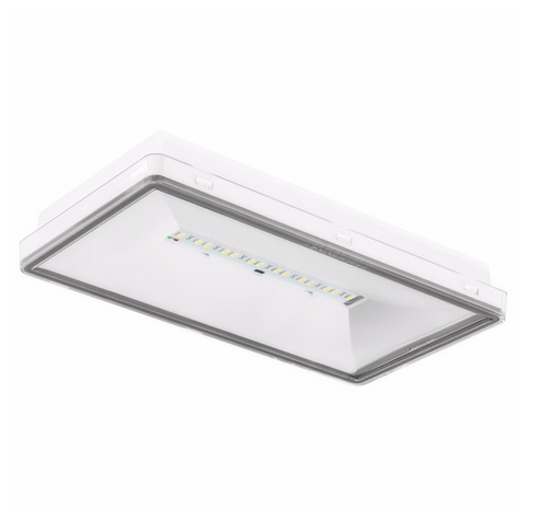 Светильник аварийный светодиодный ONTEC S M1 301 M ST, 1W/7LED, IP65, 3 часа, постоянного действия, ручное тестирование
