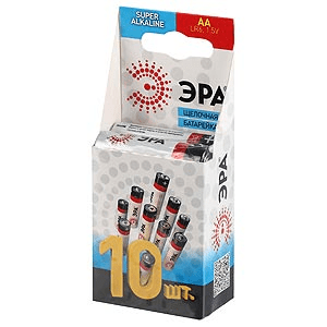Элемент питания ЭРА  LR6 BL10 (кратно 10)