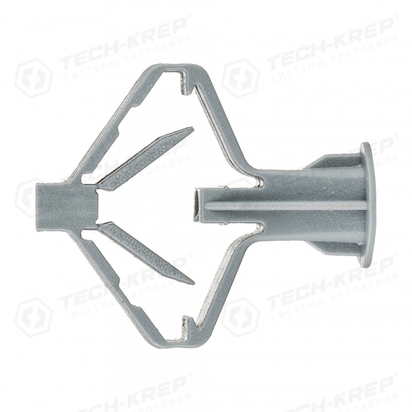 Дюбель (анкер) Бабочка полипропилен 10х50 (4 шт) - пакет Tech-Krep