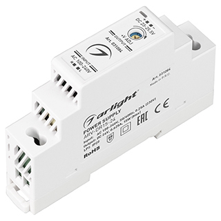 Блок питания Arlight ARV-DR15-24 (24V, 0.63A, 15W) (ARL, IP20 DIN-рейка)