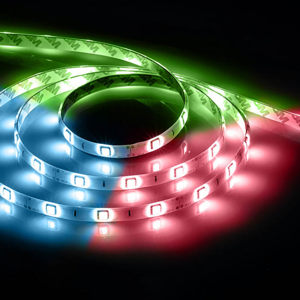 Cветодиодная LED лента Feron LS607, 60SMD(5050)/м 14.4Вт/м  5м IP65 12V RGB