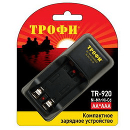 Зарядное устройство ТРОФИ TR-920 на 2 слота