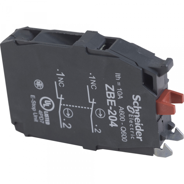 ZBE204 КОНТАКТ ДВОЙНОЙ 2 НЗ