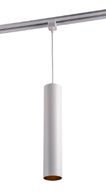 Светильник трековый Jazzway PTR 2310 10w 4000K 30град WH 400мм на подвесе 1м IP40