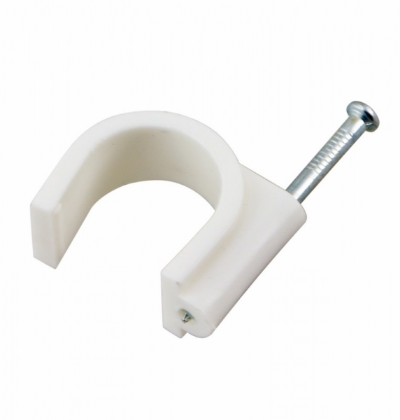 Скоба крепежная для кабеля   круглый 20мм (упак. 50 шт.)  REXANT 07-4020