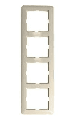 Schneider Electric  Wessen59  Слоновая Кость  Рамка 4-местная скрытая установка KD-4-28