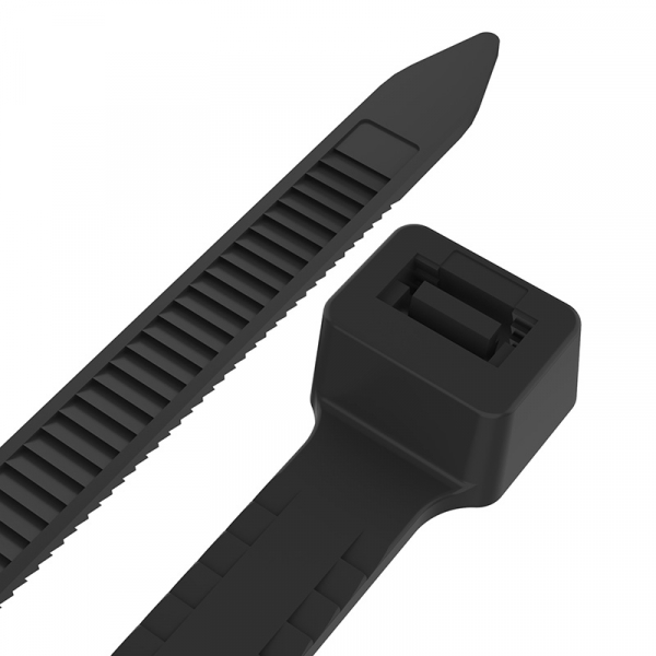 Хомут nylon "Тройной замок" 200 x 4,8 мм 100 шт чёрный REXANT 67-0201-5