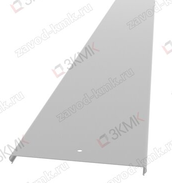 Крышка на лоток 500мм длина 3000мм (0,7мм) оцинкованная ЗКМК (кратно 3)
