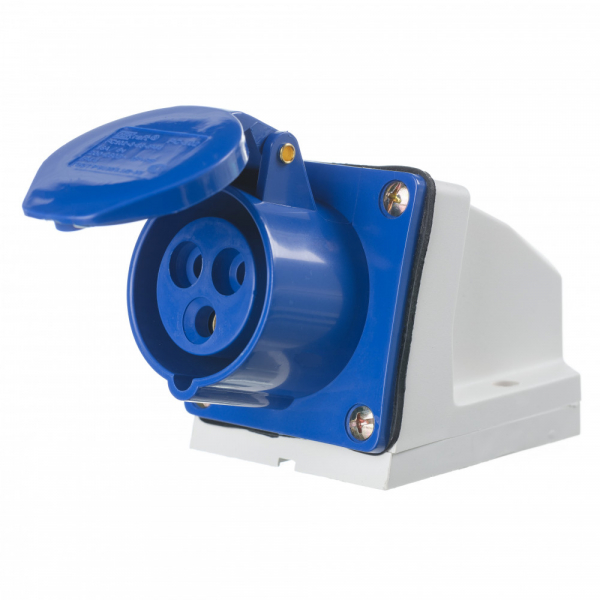 26028DEK Розетка стационарная 113 2Р+РЕ 16А 220В IP44 РС-102 DEKraft Systeme Electric