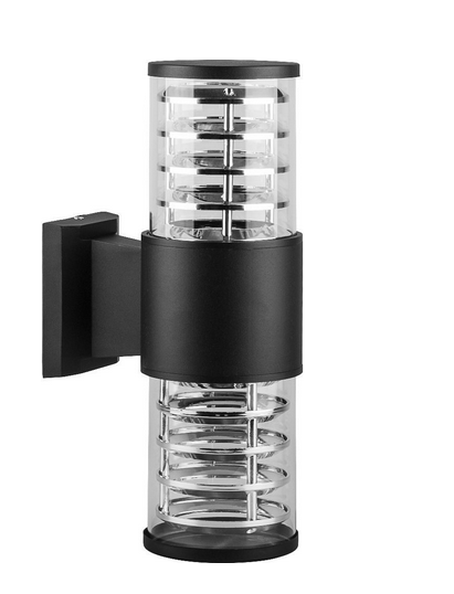 Feron DH0802 230V без лампы 2*E27,  320*175*108 черный