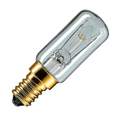 Стандартная лампа накаливания  PHILIPS  T17  10Вт  230В  E14  прозрачная Deco