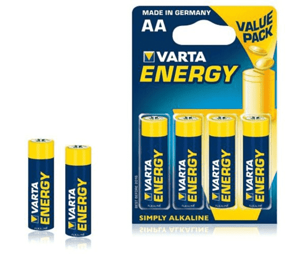 Элемент питания VARTA 4106.213.414(4106.229.414) "ENERGY" LR6 BP4 (кратно 4)