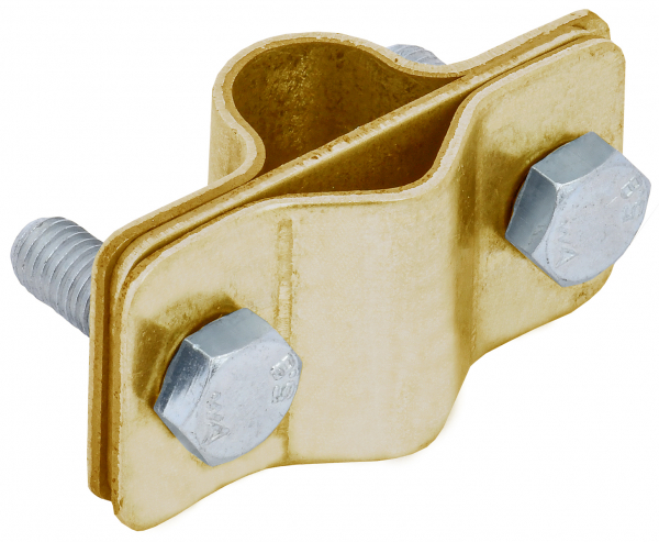 Зажим соед. паралл. пруток-стержень латунь IEK