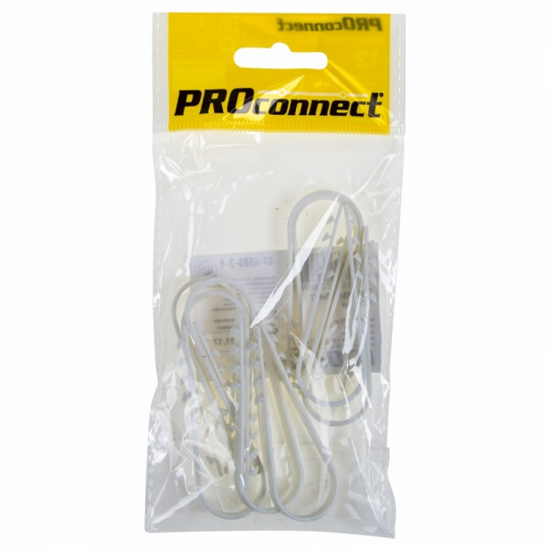 Дюбель-хомут 19-25 круглый белый (уп. 10 шт) PROCONNECT 07-4503-2-9