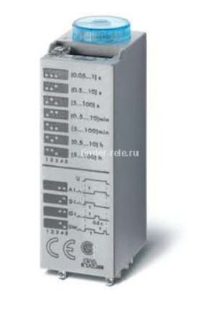 Реле времени многофункциональное с 2 перекл. конт. (230V AC) 10А  Finder (850282400000)