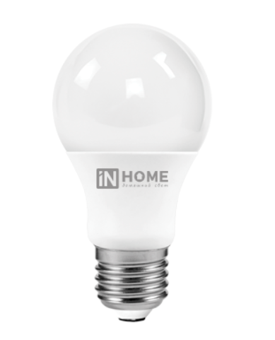 Светодиодная лампа IN HOME A60 12Вт 230В 6500К Е27 1080Лм